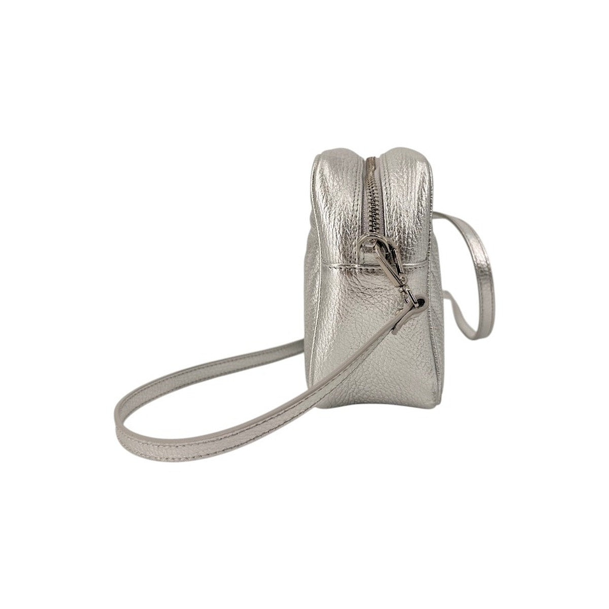 Stella McCartney Glitter Star Mini Crossbody Bag Metallic Gray Women's One Size