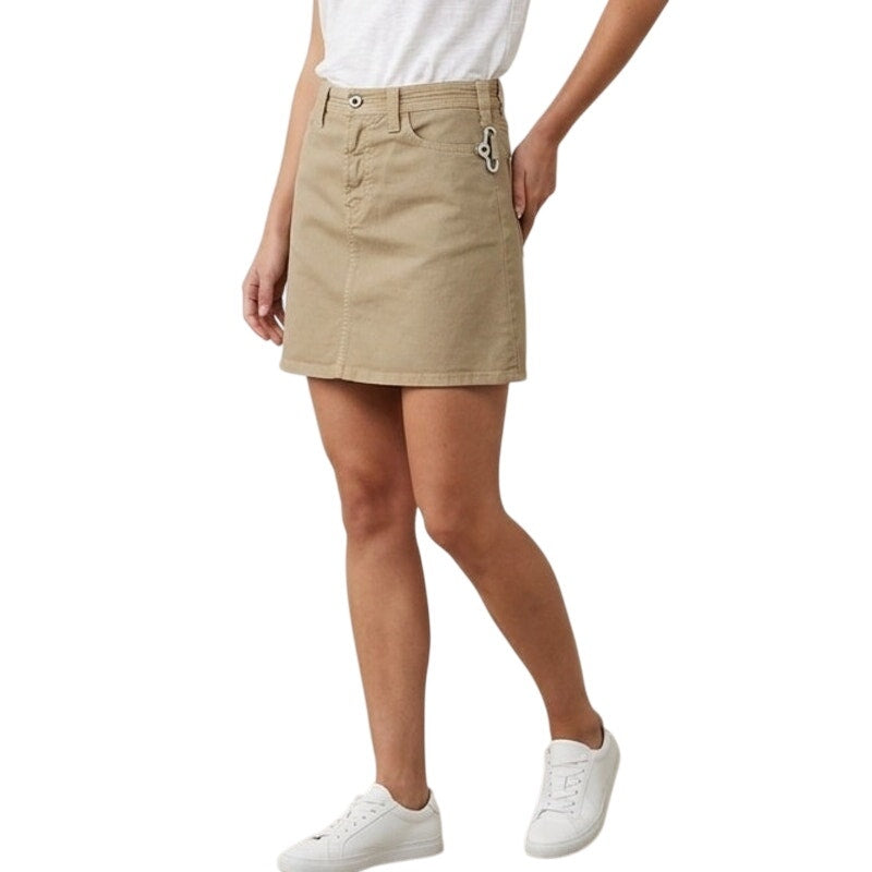Dolce & Gabbana Cotton Blend Cargo Belted Mini Skirt