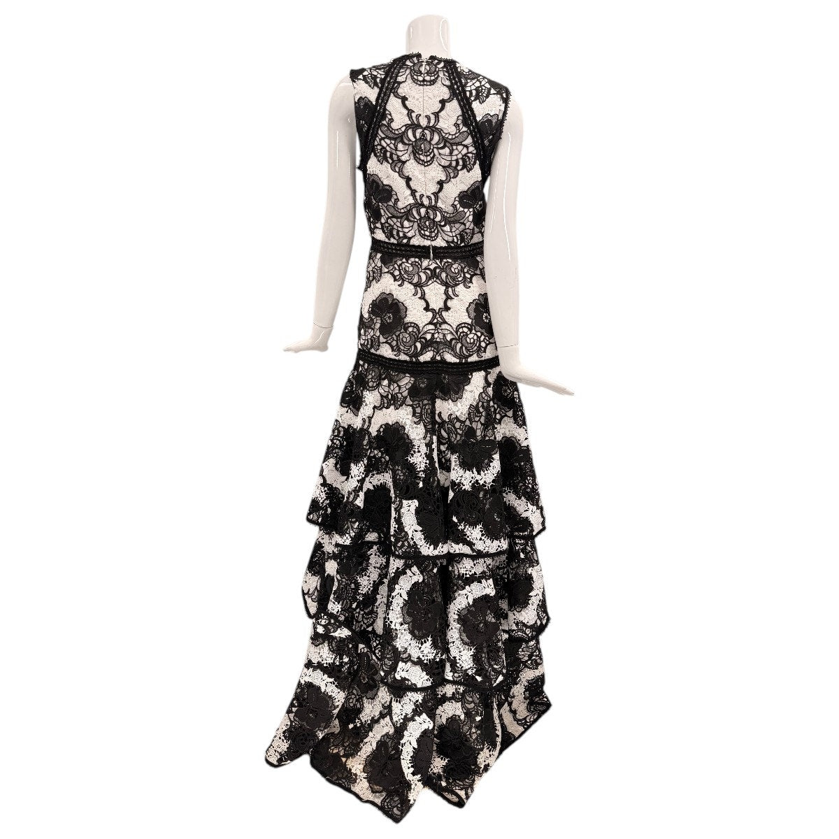 Alexis Lace Flora Rita Sleeveless Guipure Hi-Low Dress