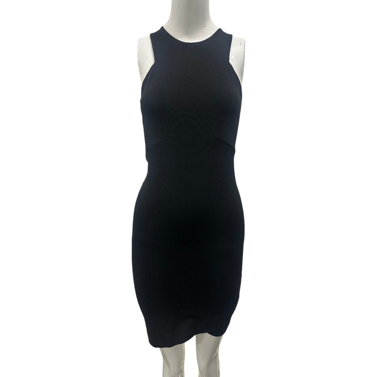Helmut Lang Round Neck Sleeveless Sheath Mini Dress Women's