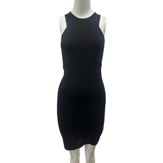 Helmut Lang Round Neck Sleeveless Sheath Mini Dress Women's