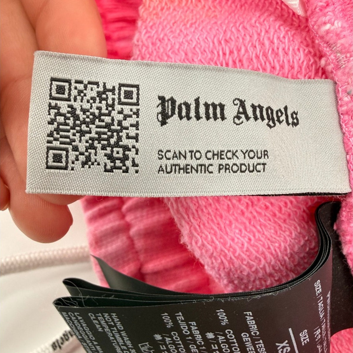 Palm Angels Cotton Tie-Dyed Logot Draw String Sweatshorts