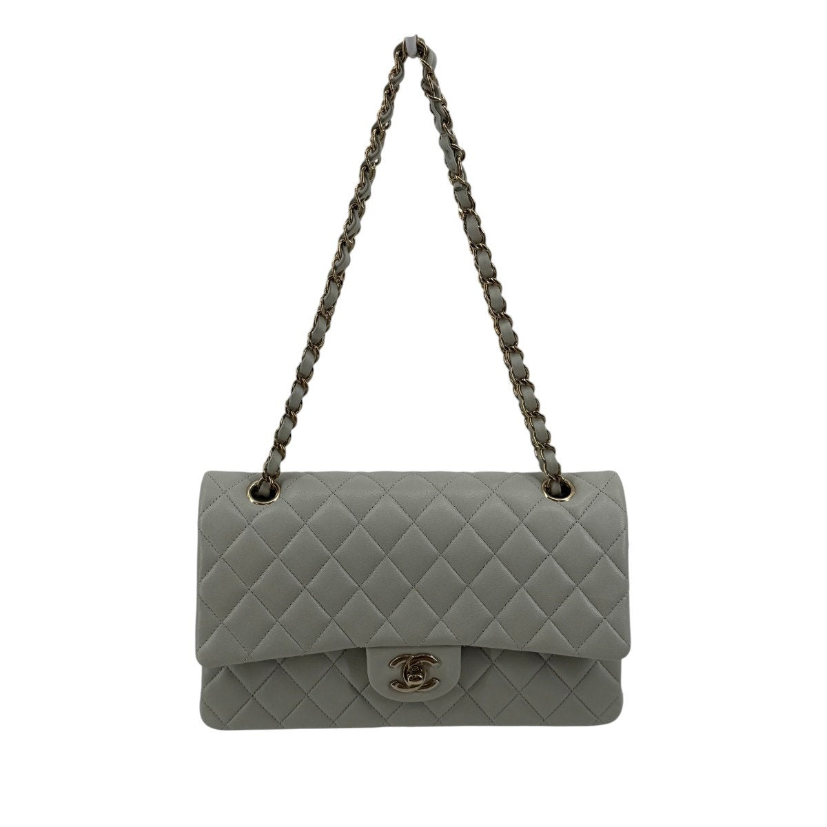 Chanel Lambskin Quilted Classic Double Flap Shoulder Bag
