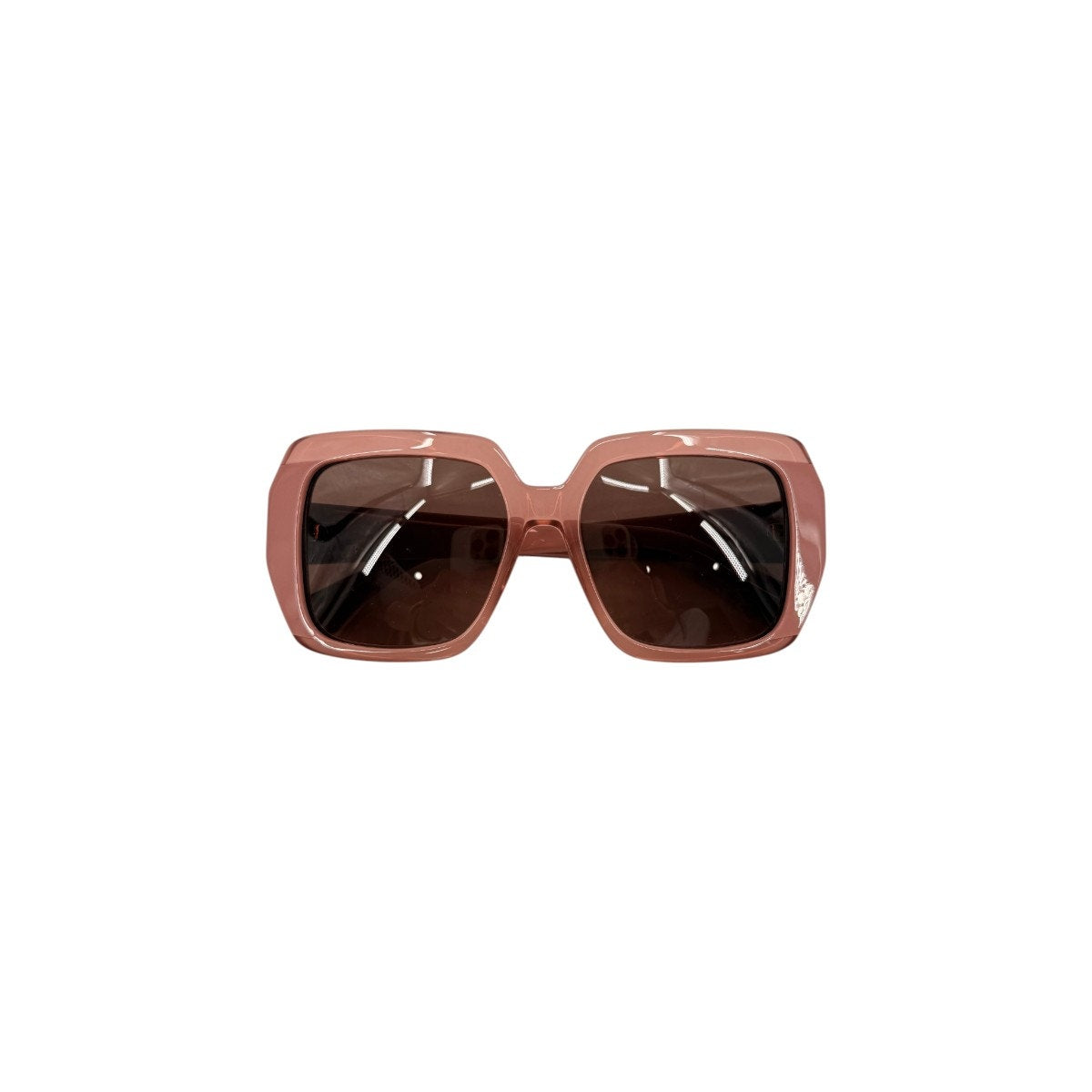 Salvatore Ferragamo SF2081S 668 Rose Pink Square Sunglasses Women's 56-17-145