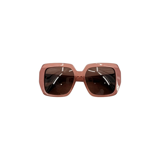 Salvatore Ferragamo SF2081S 668 Rose Pink Square Sunglasses Women's 56-17-145