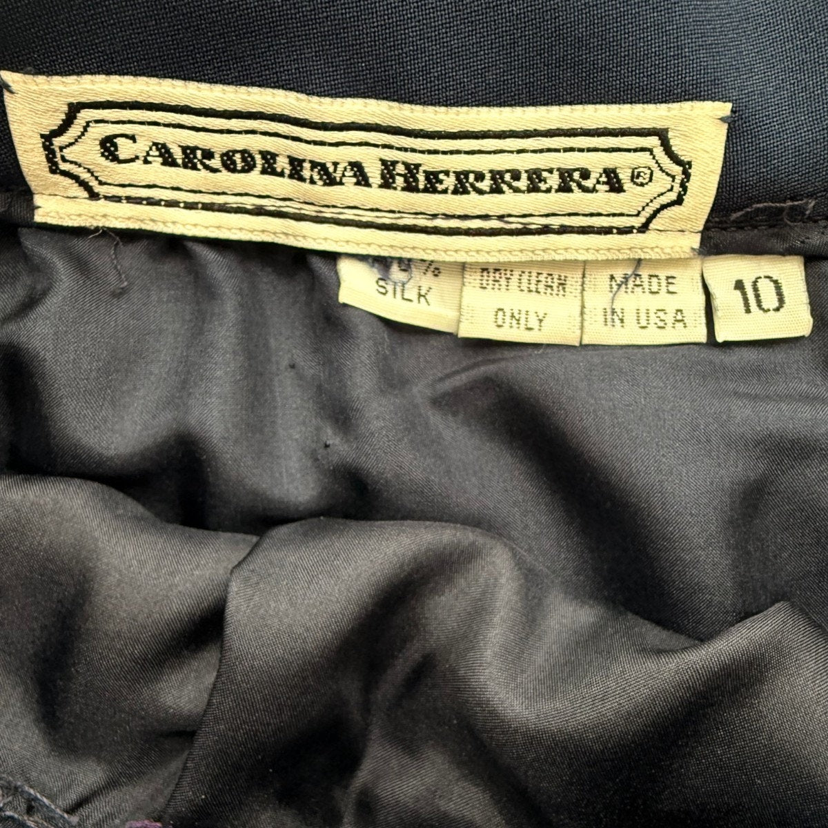 Carolina Herrera Silk Sleeveless Vest Pencil Skirt Set