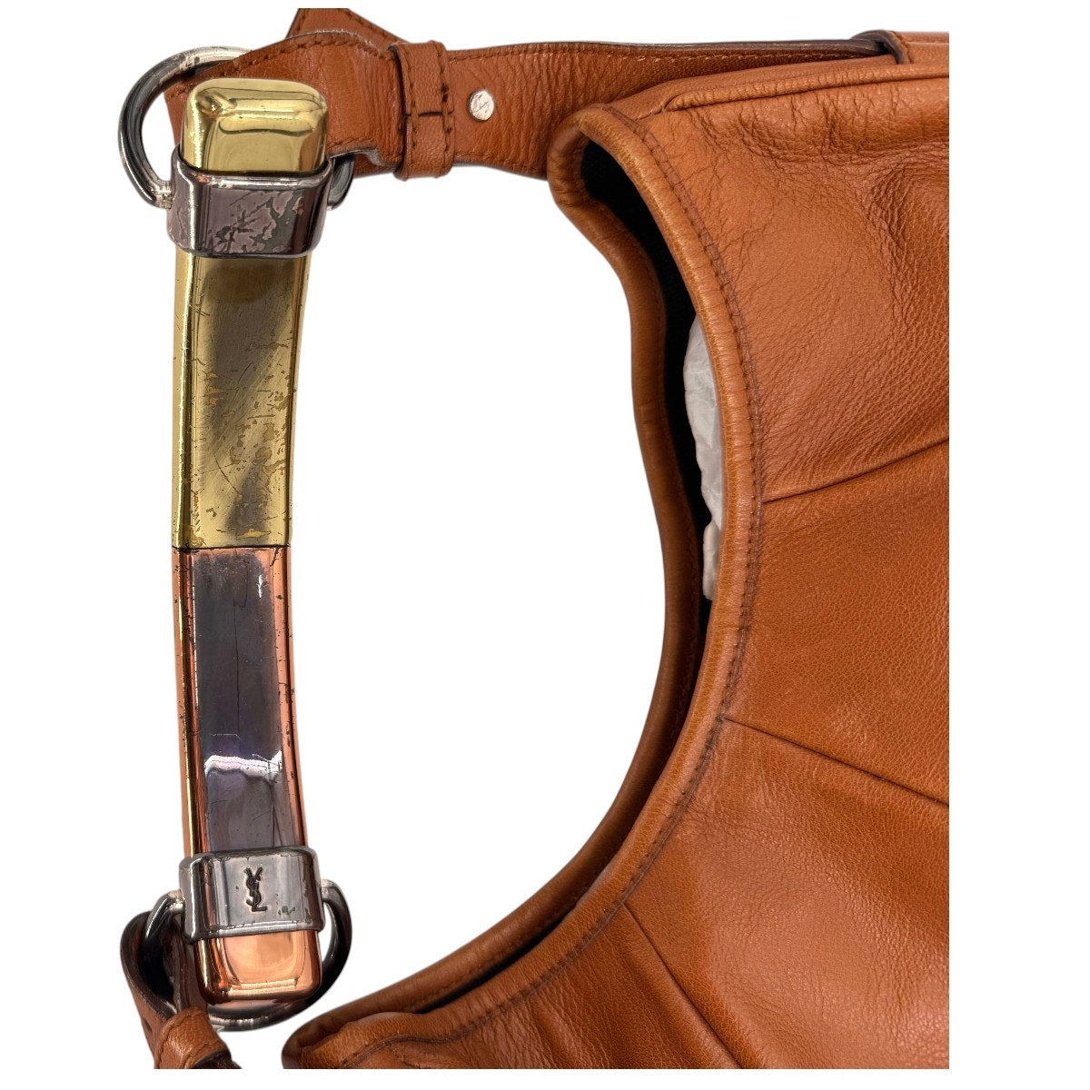 Yves Saint Laurent Leather Mombasa Vintage Handbag
