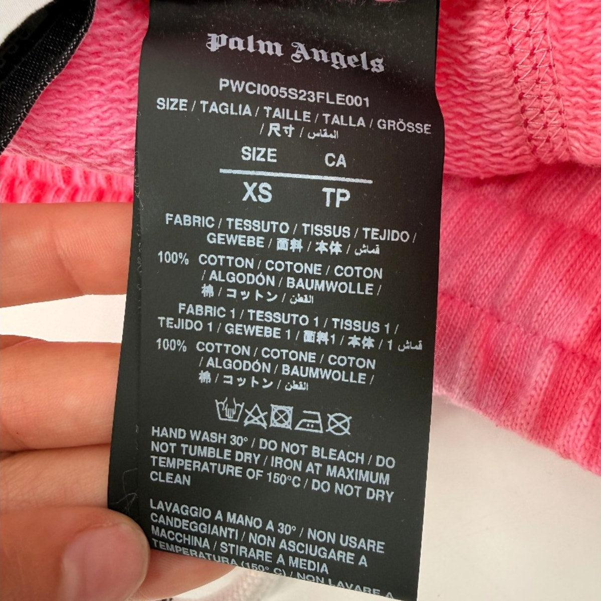 Palm Angels Cotton Tie-Dyed Logot Draw String Sweatshorts
