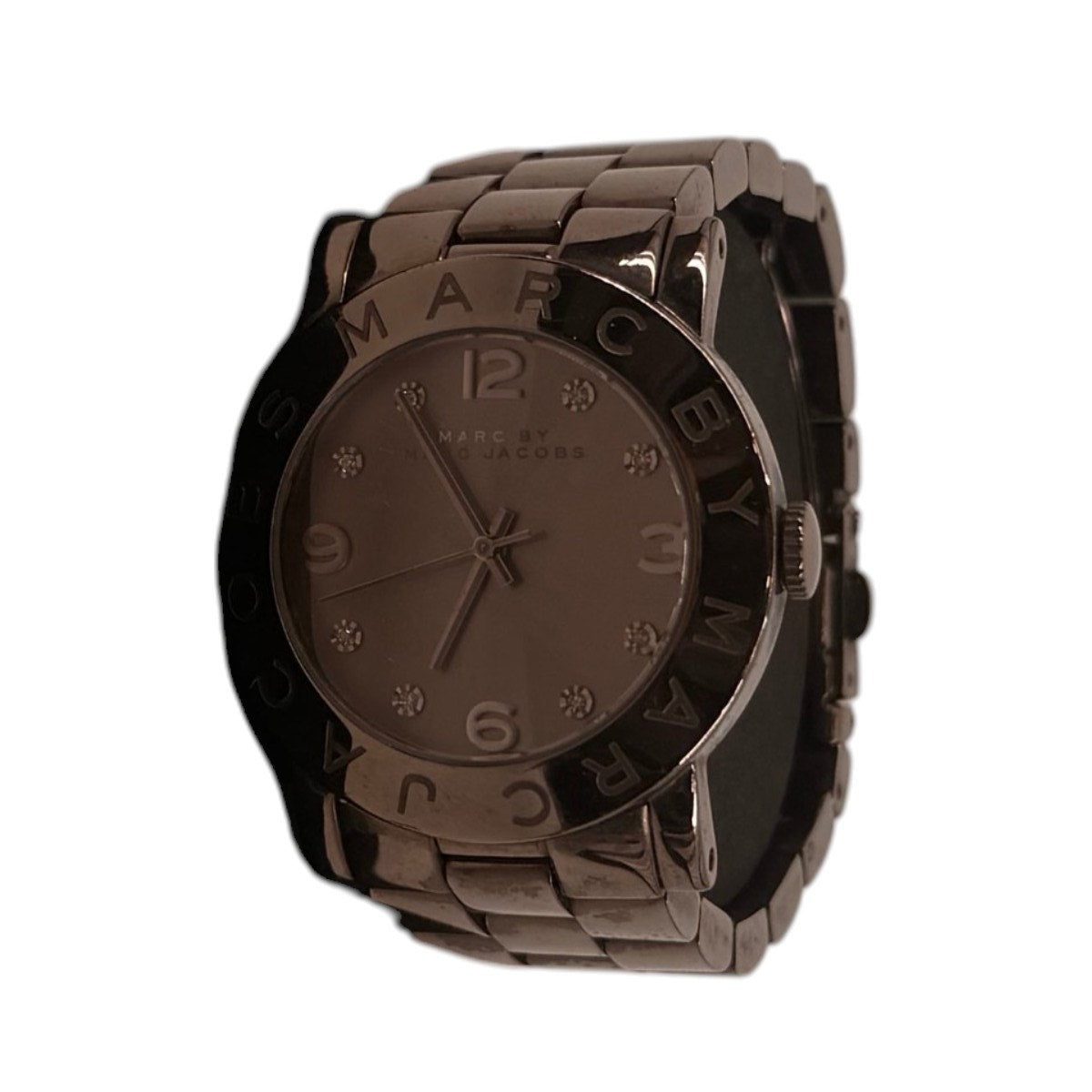 Marc by Marc Jacobs Rose Gold Tone Crystal Dial Bracelet Analog Watch Women's