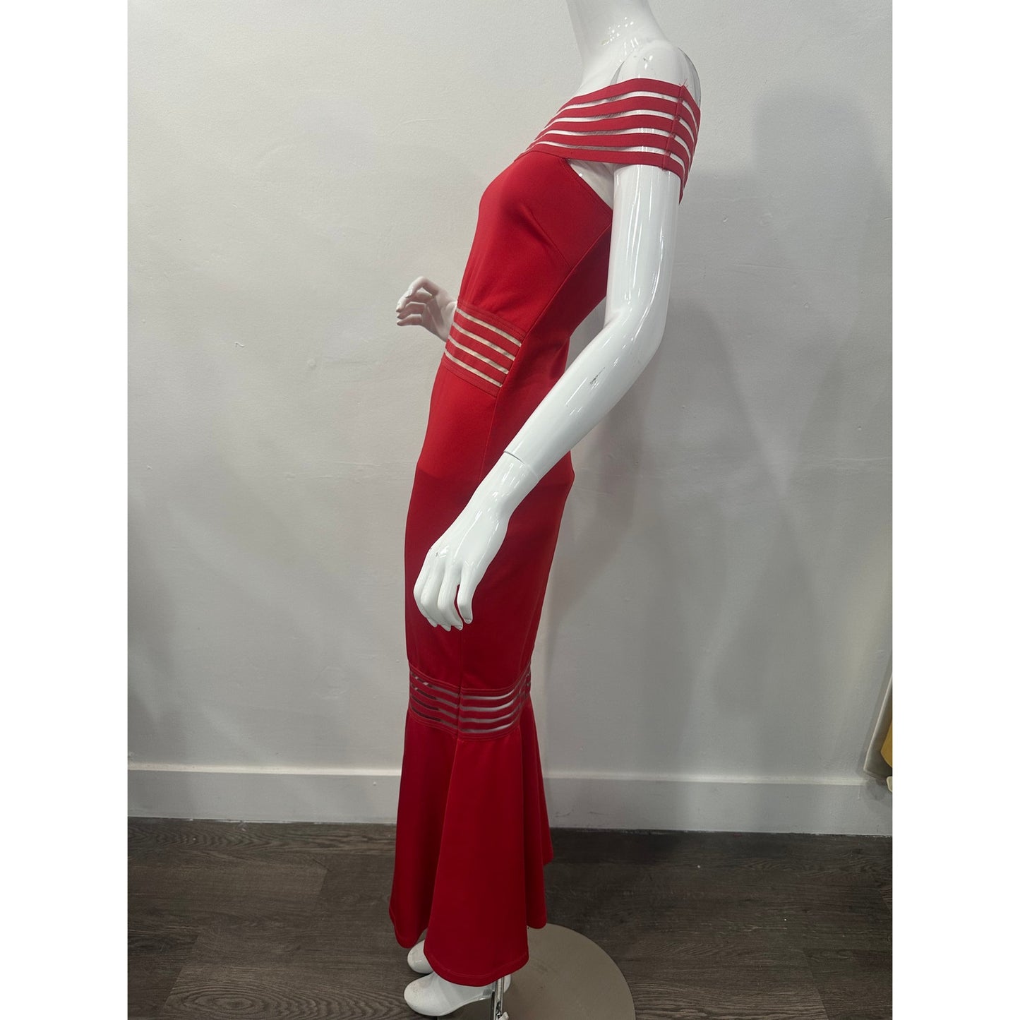 Venus Off-the-Shoulder Maxi Mermaid Dress Women's