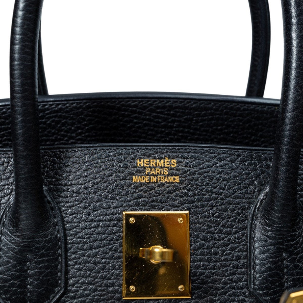 HERMES BIRKIN Ardeness Leather GHW Black Size 35