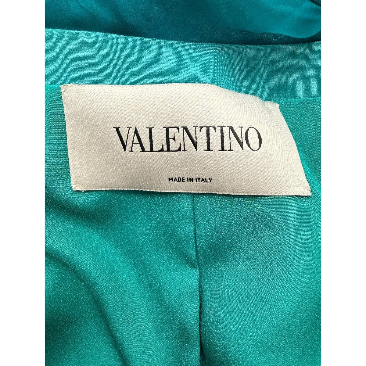 Valentino Silk Embellished Ruffle Open Front Blazer Jacket