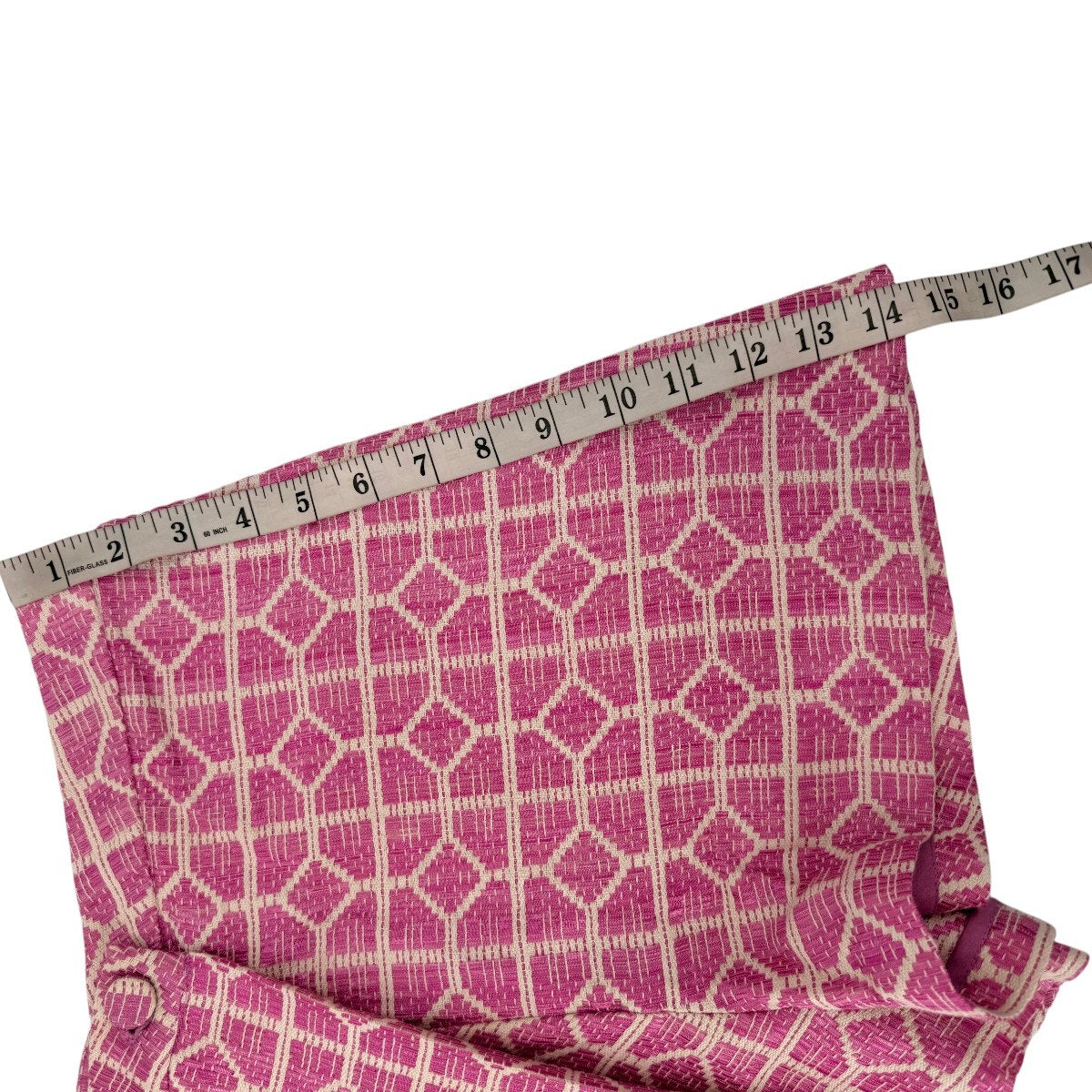Alexis Cotton Blend Valley Geometric Print Skort Shorts Pink Women's Size Small