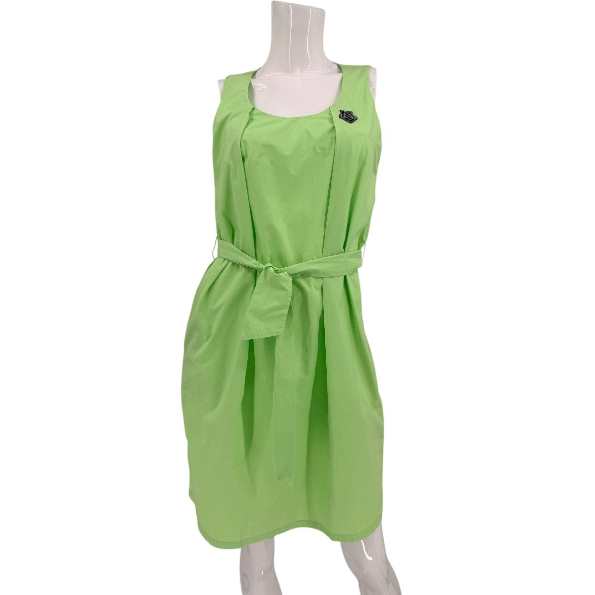 Love Moschino Vintage Sleeveless Belted Knee-Length Dress