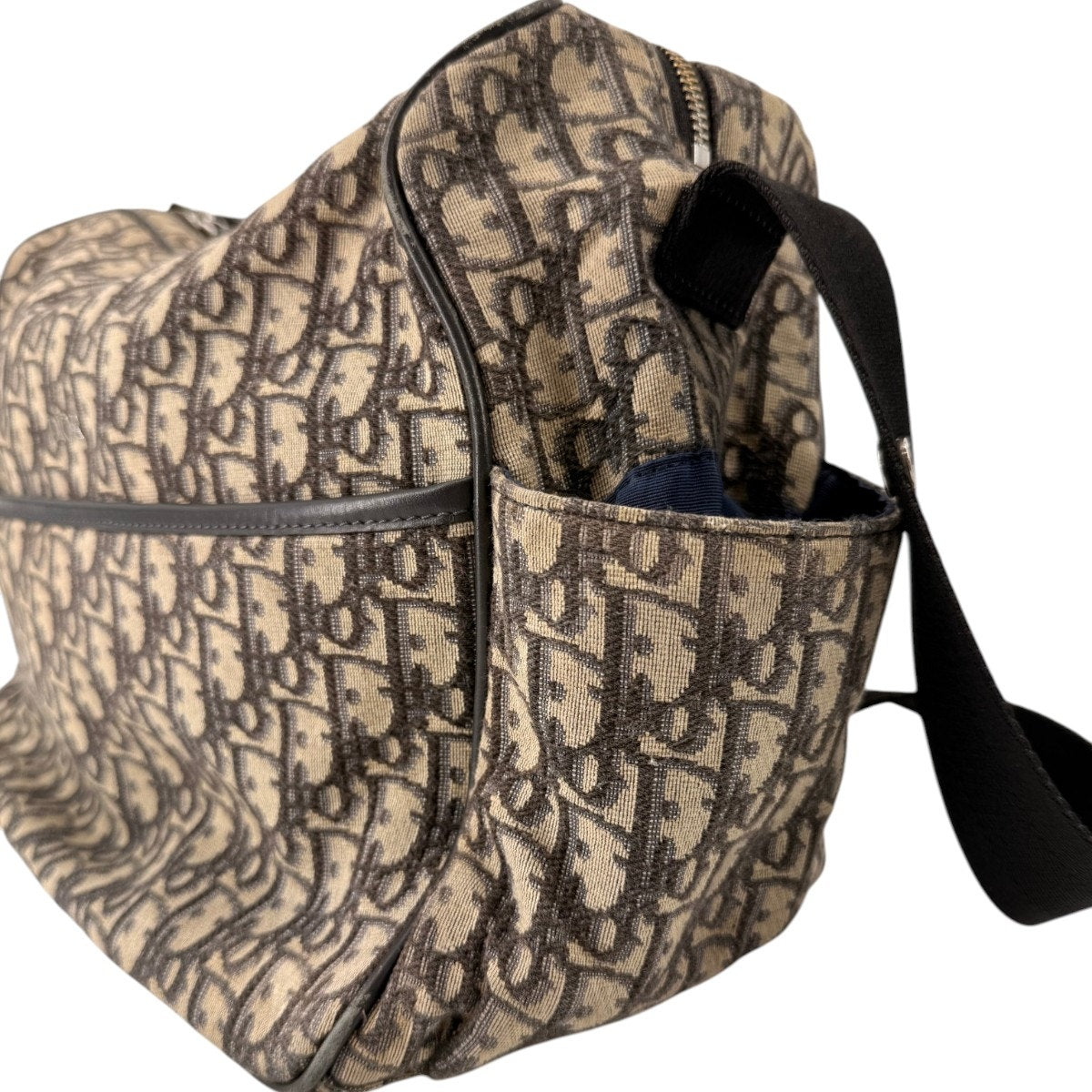 Christian Dior Diorissimo Oblique Jacquard Canvas Diaper Shoulder Bag