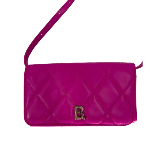 Balenciaga Leather Quilted Touch B Logo Crossbody Bag