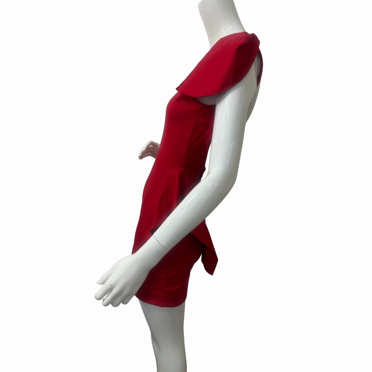 Caribbean Queen Flap Sleeve Backless Tulip Mini Dress