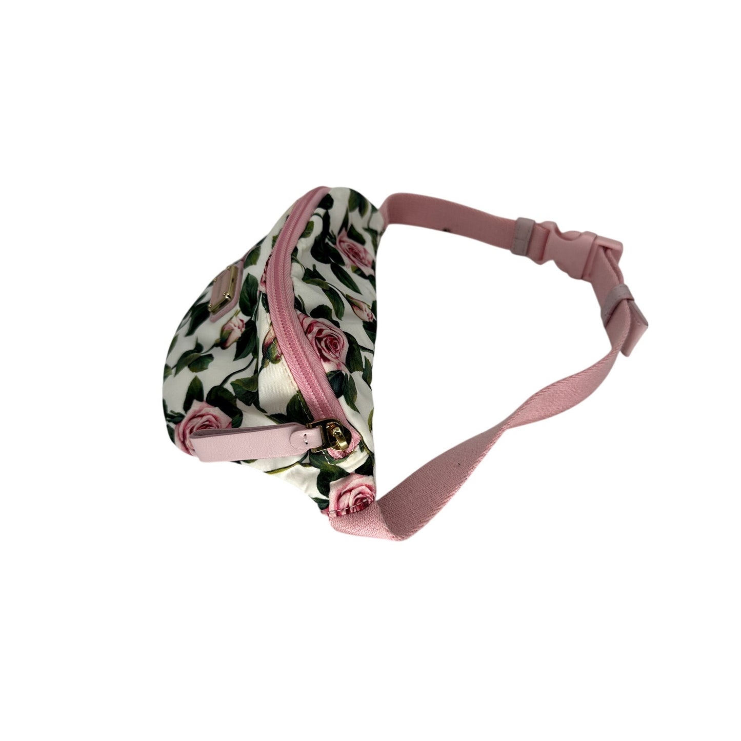 Dolce & Gabbana Nylon Floral Print Belt Bag