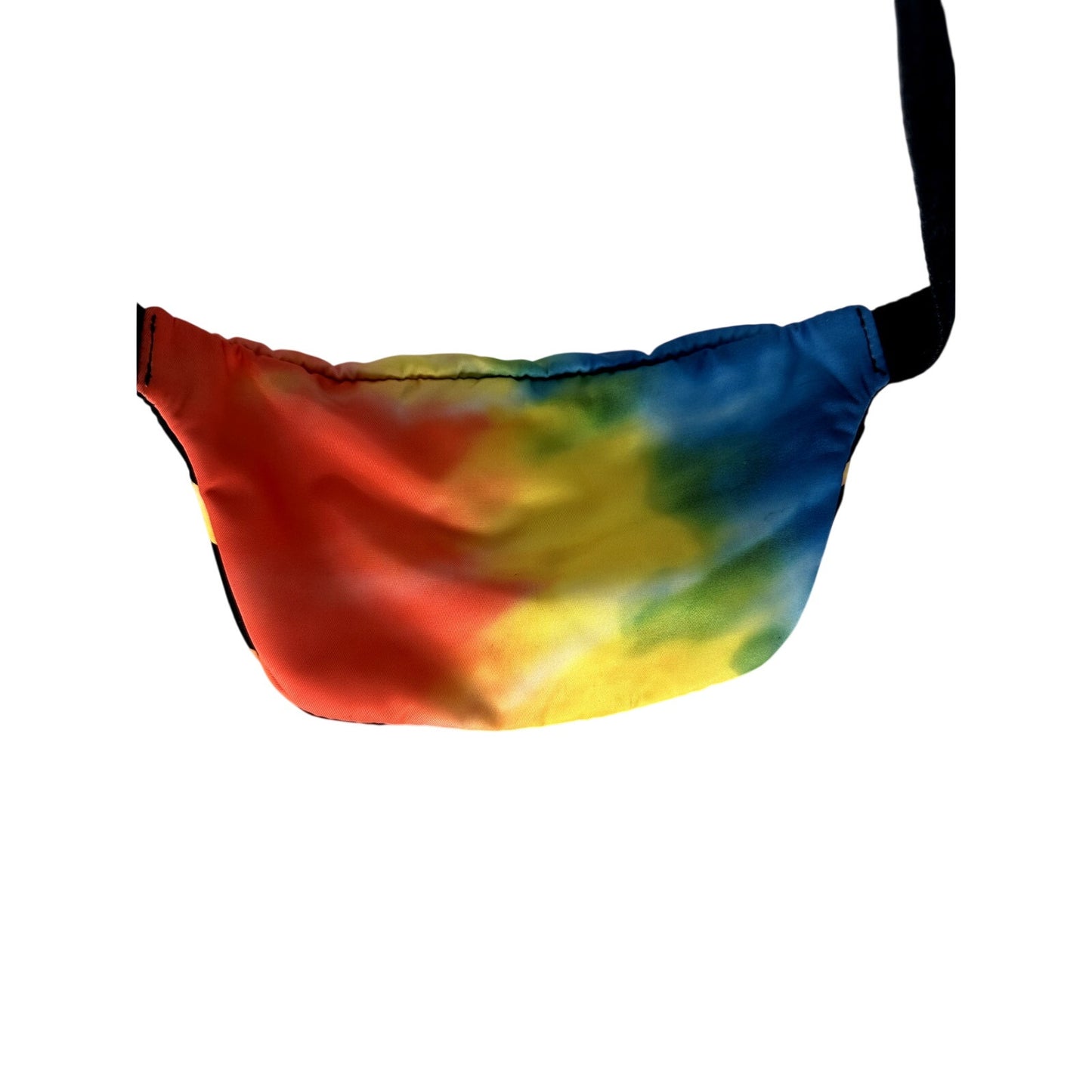 Dolce & Gabbana Nylon Tie Dye DG Logo Belt Bag