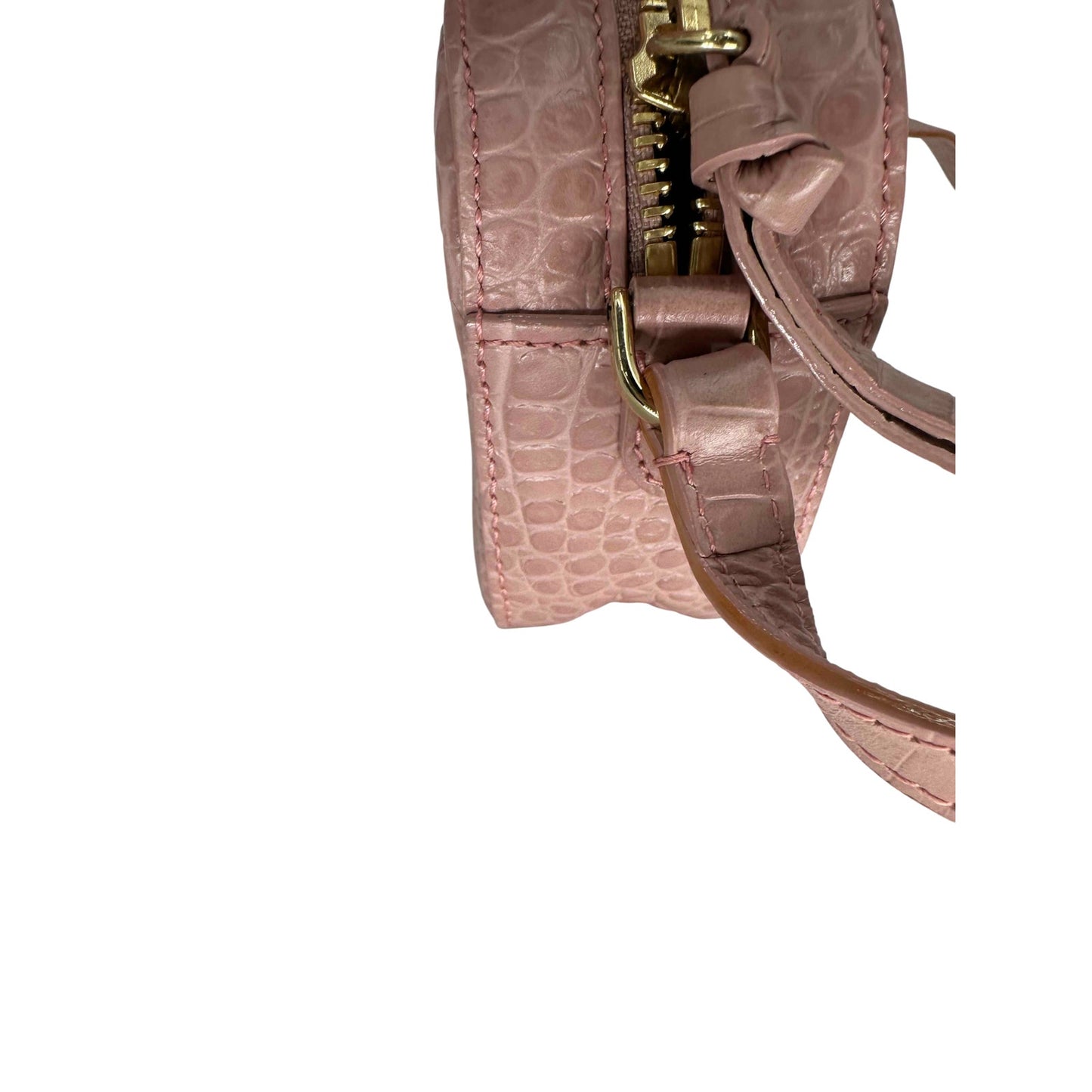 Jimmy Choo Leather Croc Embossed Varenne Crossbody Bag