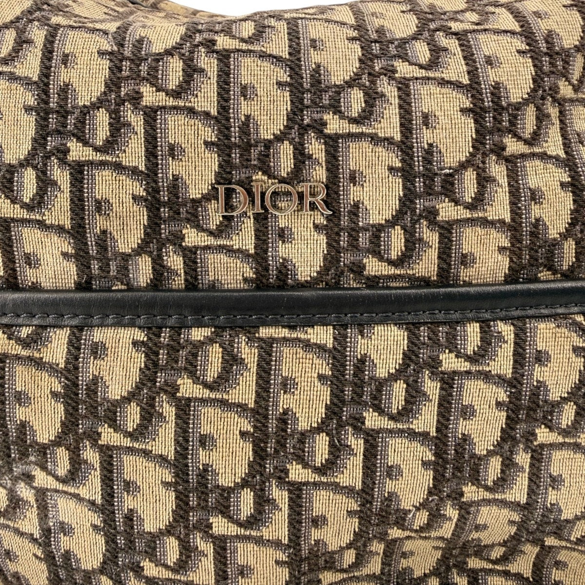 Christian Dior Diorissimo Oblique Jacquard Canvas Diaper Shoulder Bag