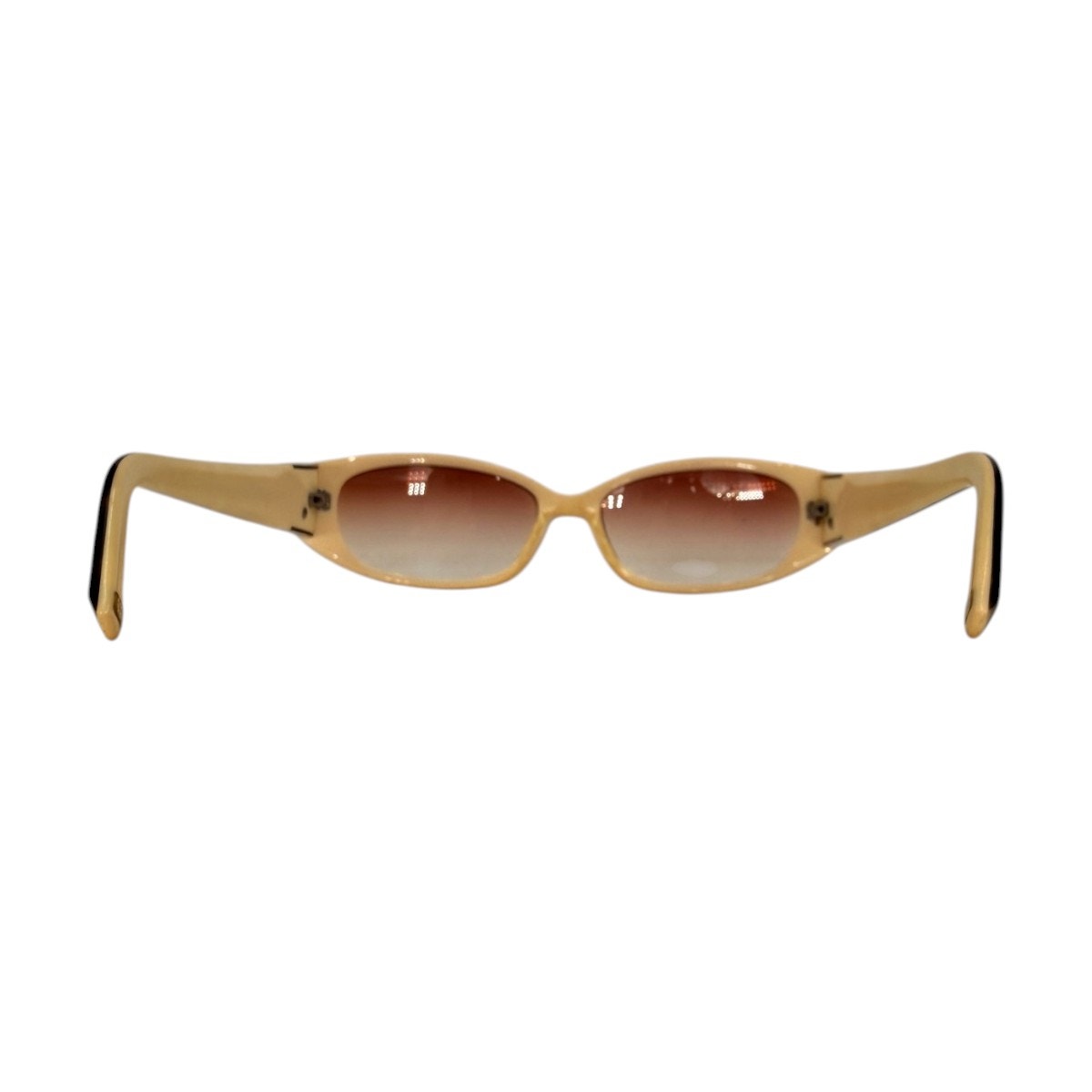 Versace Vintage Tortoiseshell Rectangle Sunglasses Black Brown Medusa Women's OS
