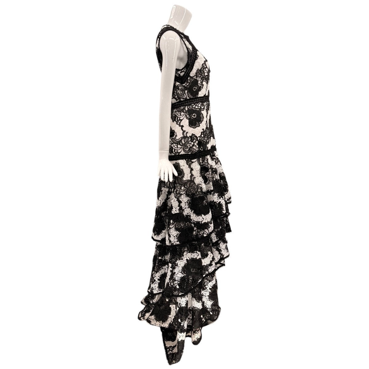 Alexis Lace Flora Rita Sleeveless Guipure Hi-Low Dress