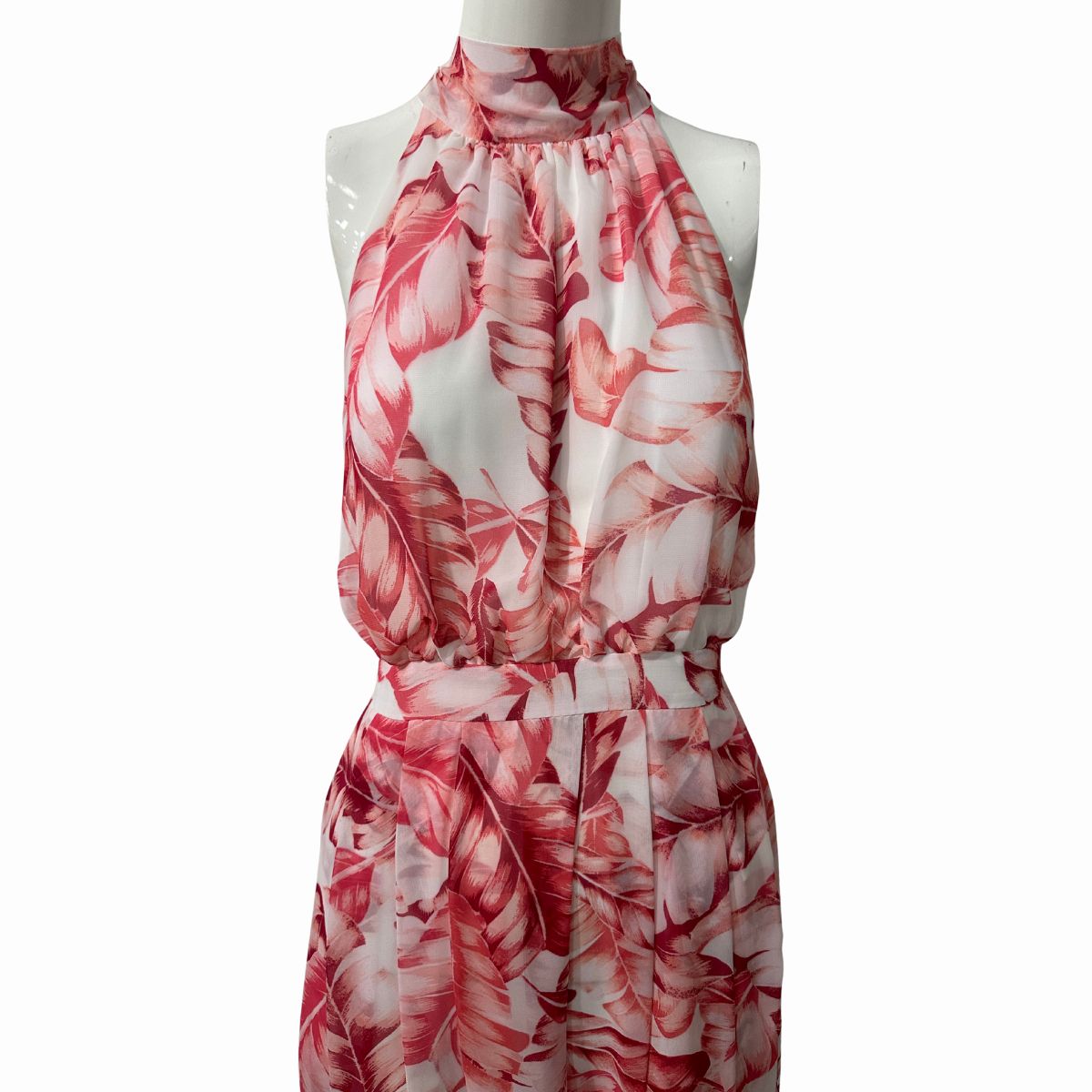 Eva Mendes x New York & Company Leaf Print Maxi Dress