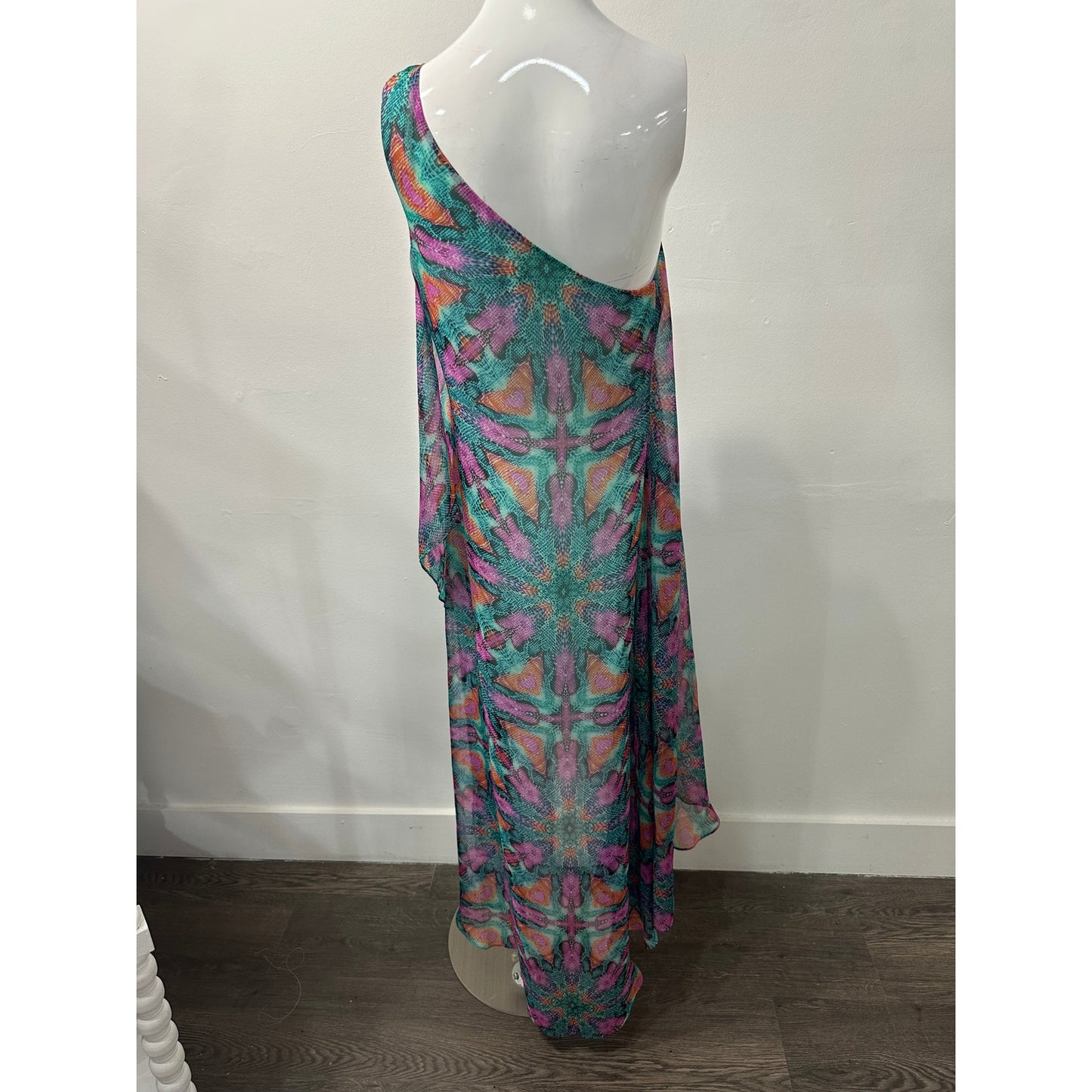 Laundry By Shelli Segal One-Shoulder High-Low A-line Dress