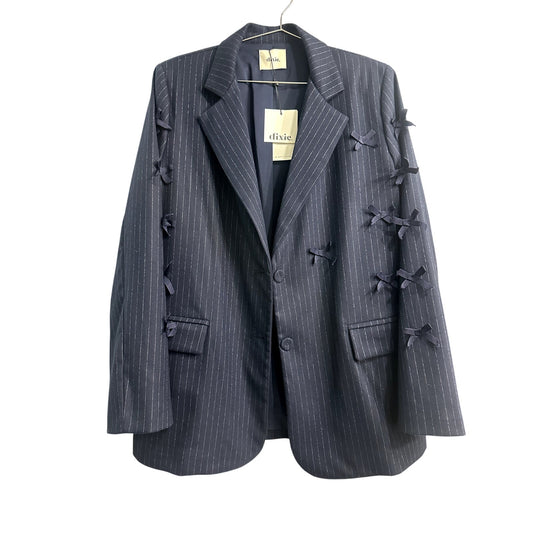 Dixie Bow Ribbon Accent Blazer Jacket