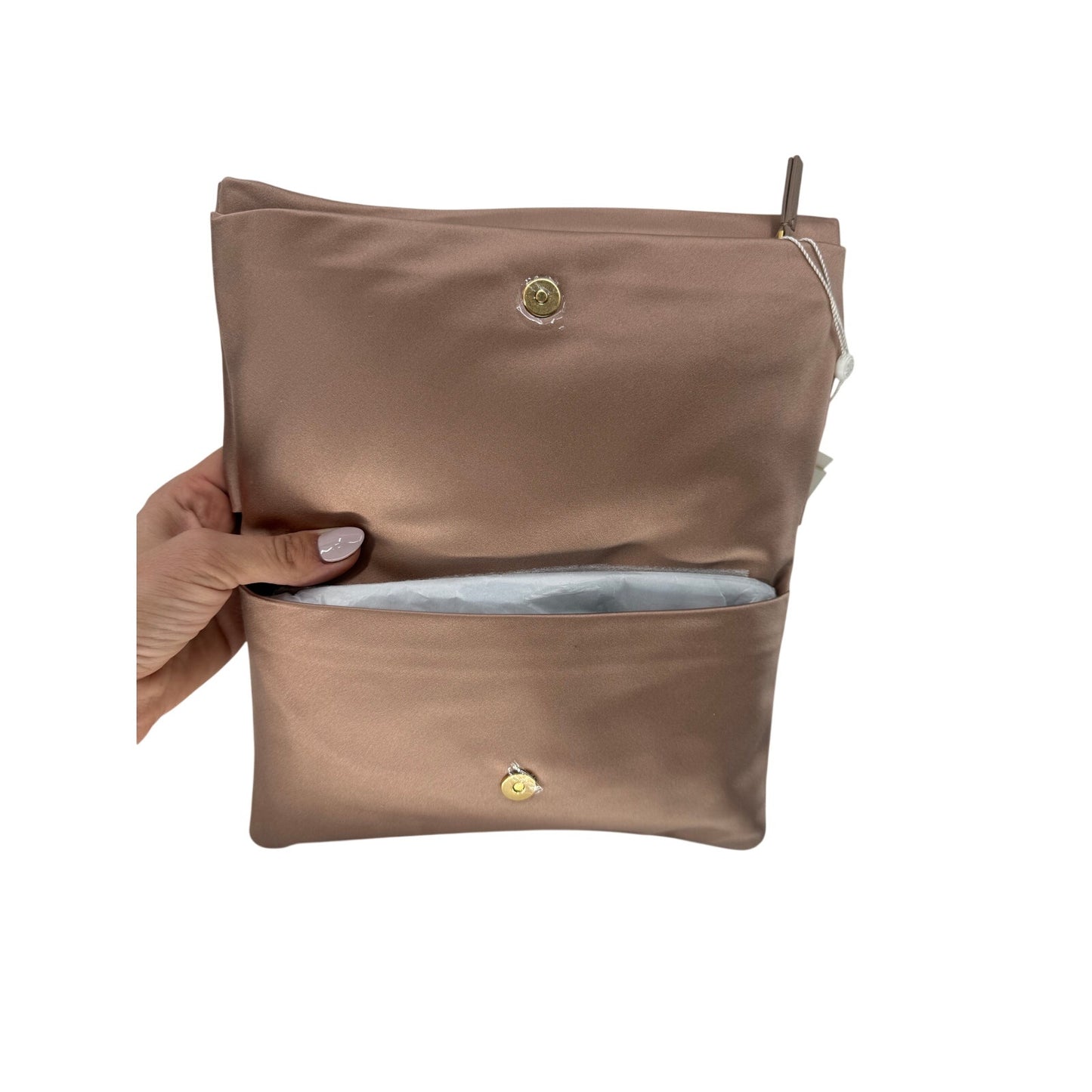 Tory Burch Satin Eleanor Knotted Bow Clutch Bag