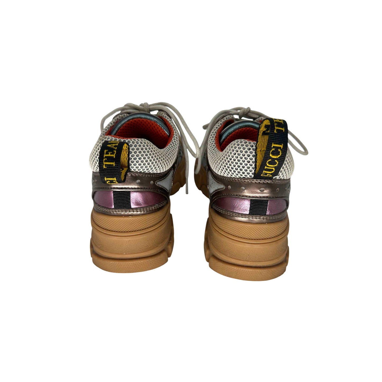 Gucci Leather Flashtrek Trainer Sneakers