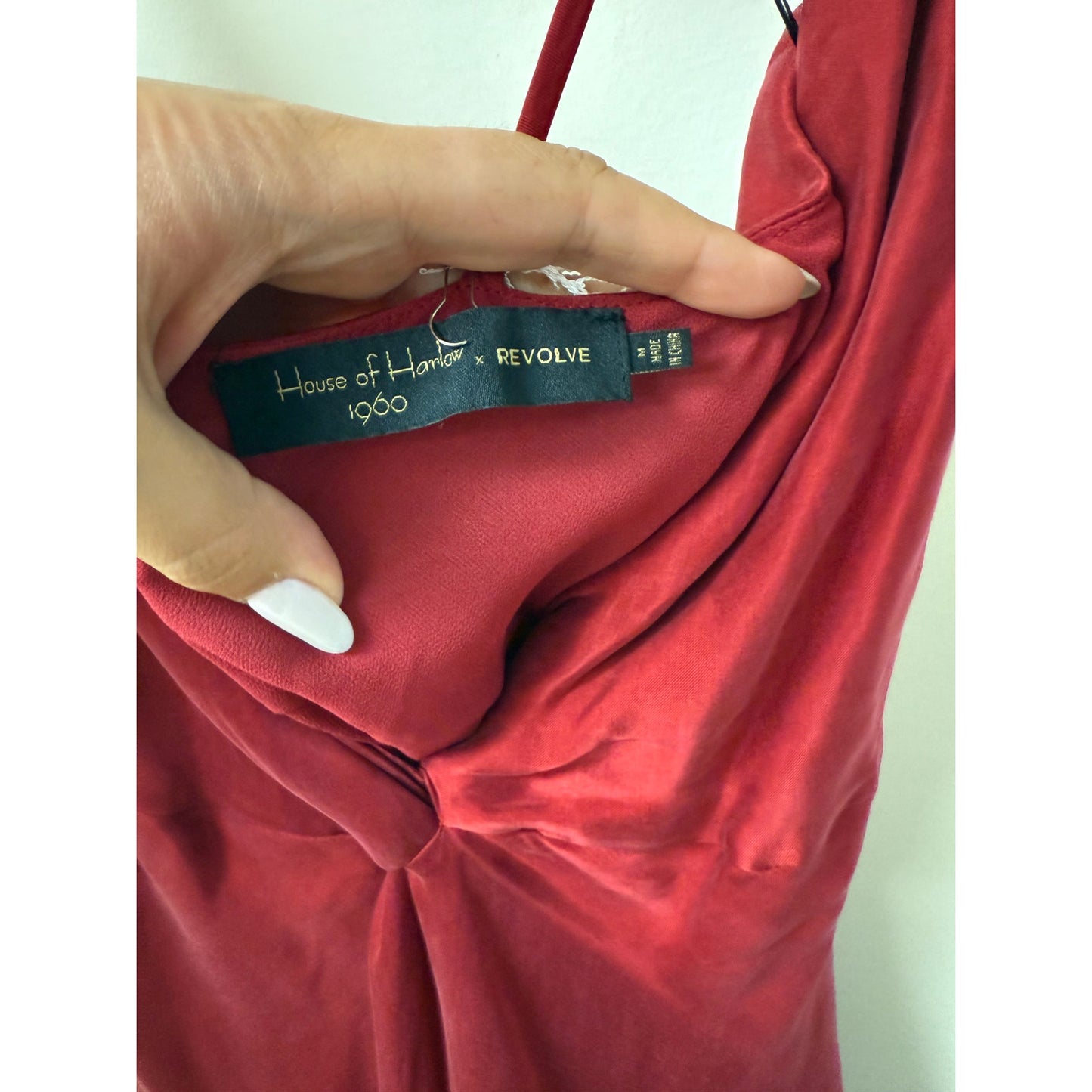 House of Harlow 1960 x Revolve Sharon Mini Dress in Aurora Red Women's Size M