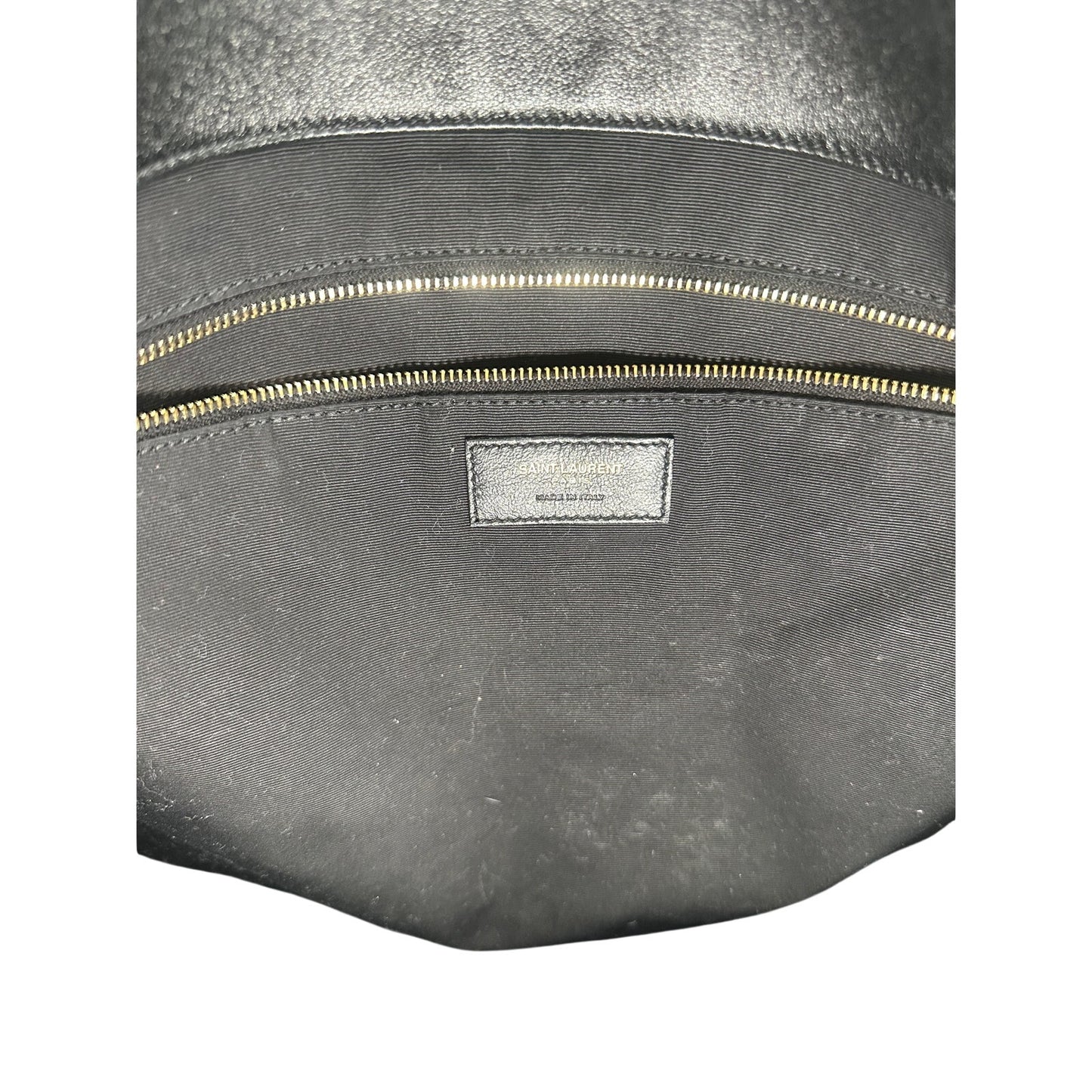 Yves Saint Laurent Leather Quilted Icare Shopping Tote Bag