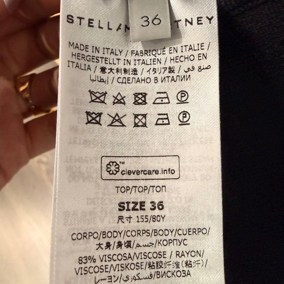 Stella McCartney Asymmetric Cut-Out High Neck Tank Top