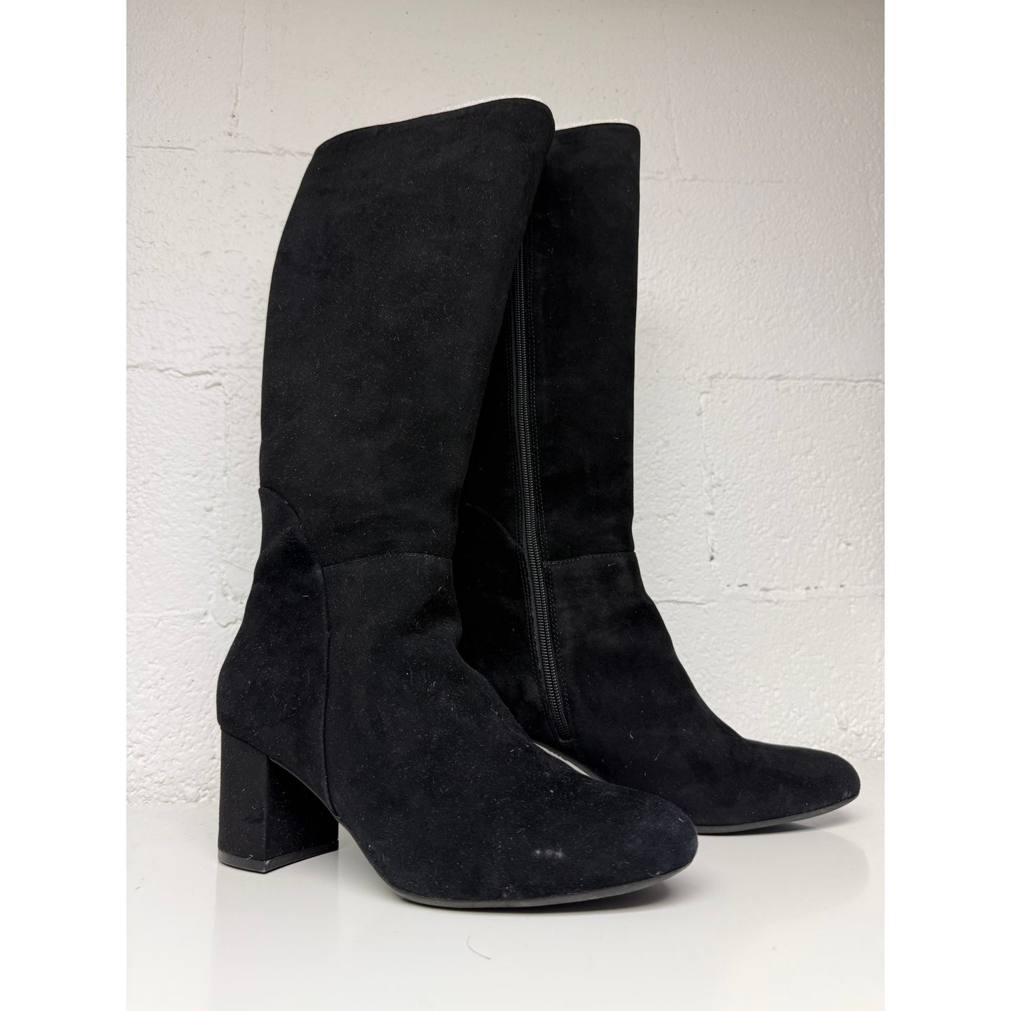 I.N.C. Radella Suede Knee-High Heeled Boots