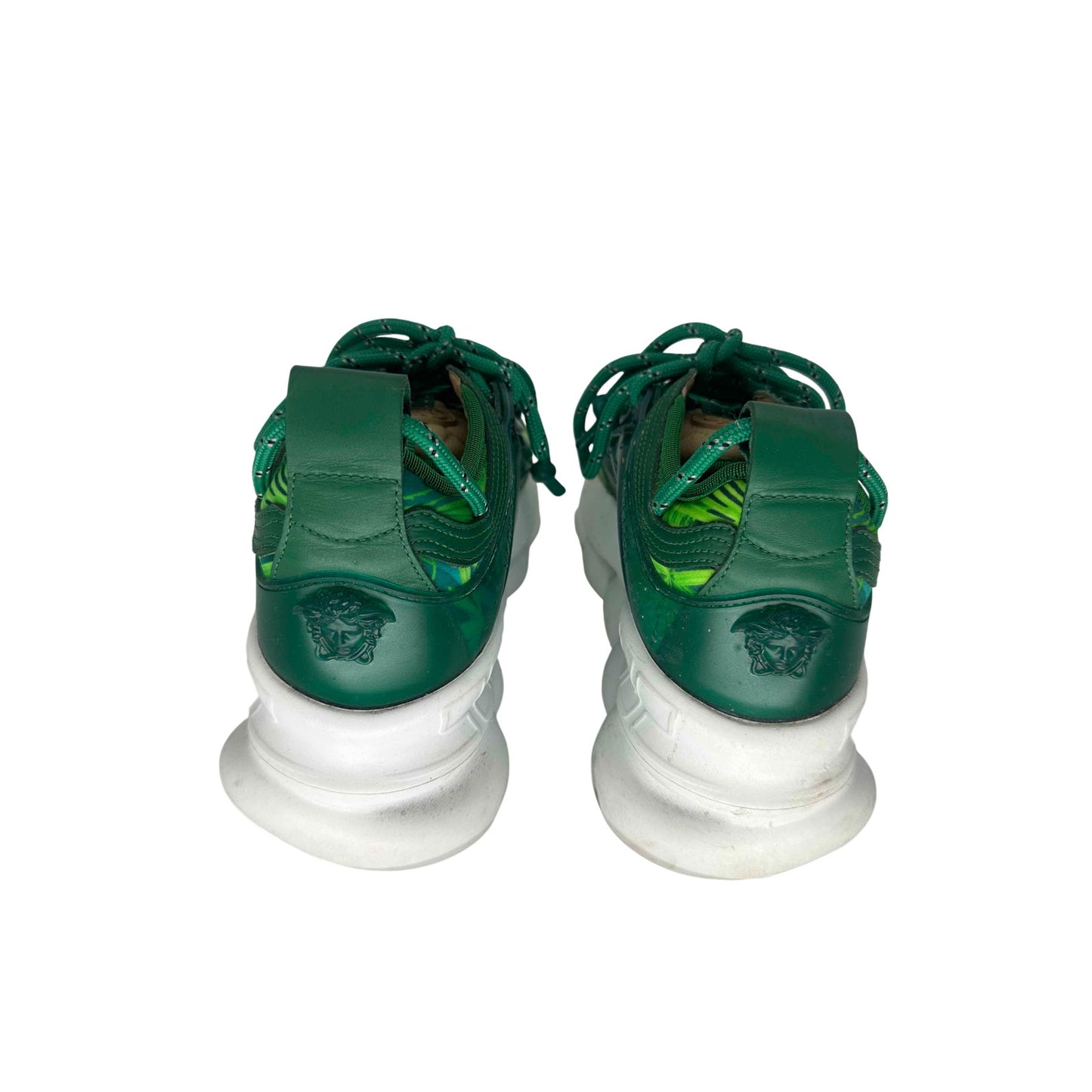 Versace Jungle Print Chain Reaction Chunky Trainers Sneakers