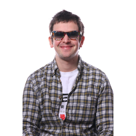 Ray-Ban Original Wayfarer Blocks RB2140 1085/3F Mosaic Sunglasses