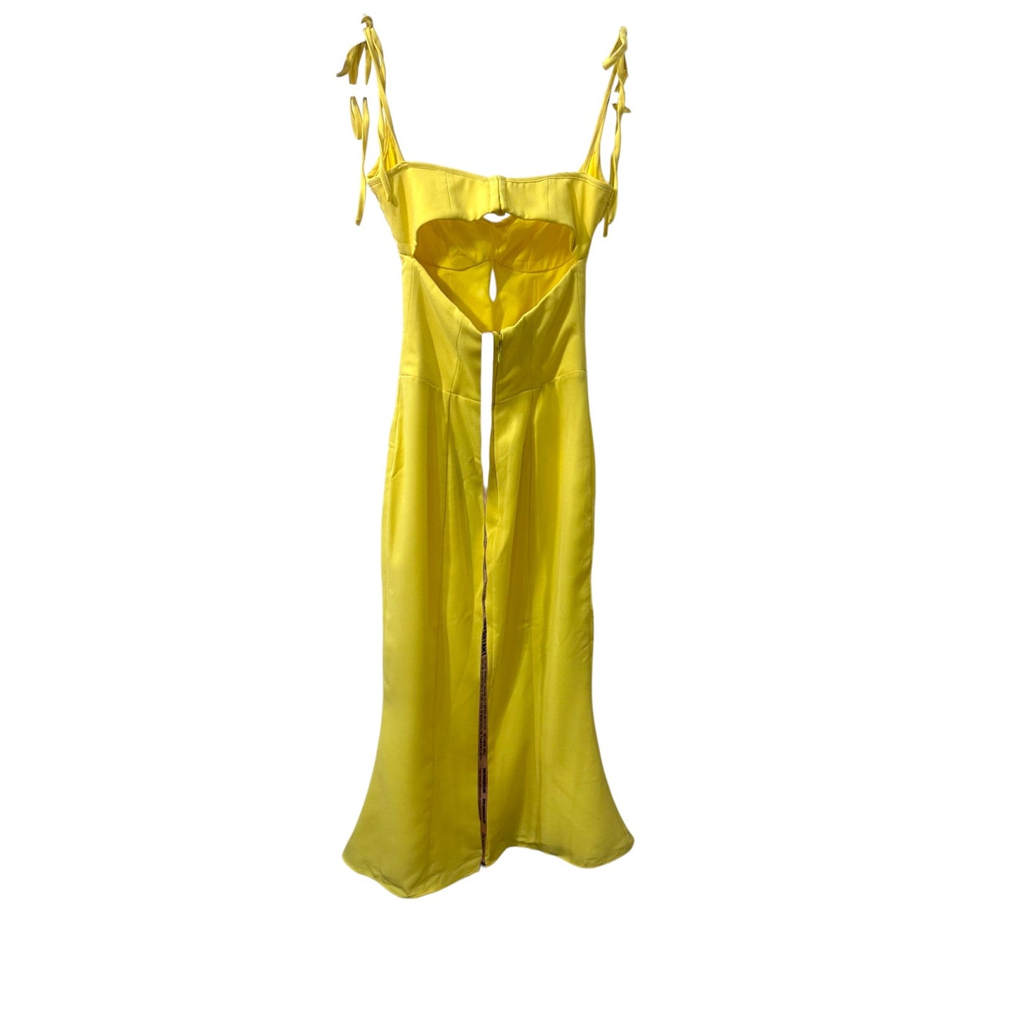 NWT House of CB Soren Buttercup Cutout Mermaid Midi Dress