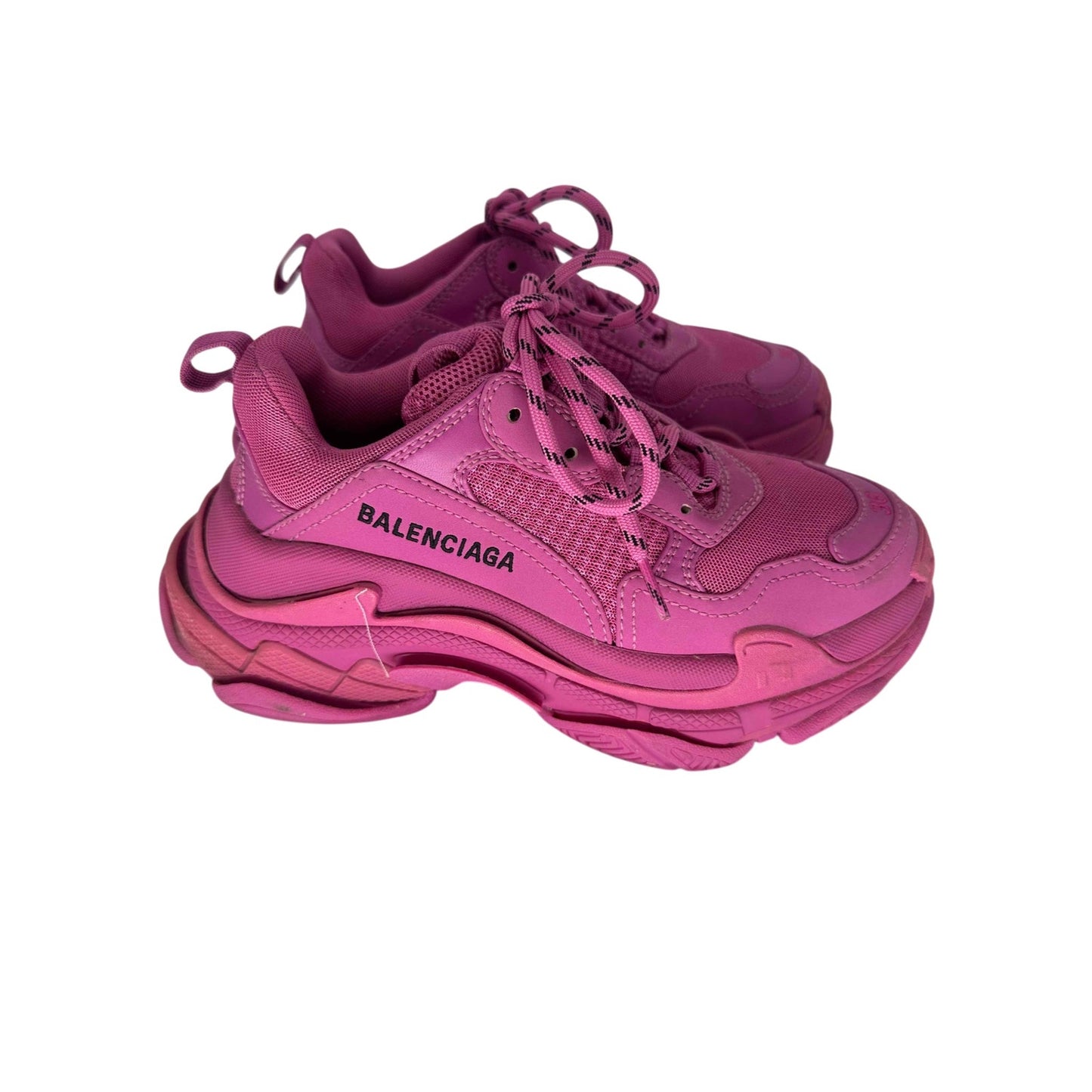 Balenciaga Vegan Leather Triple S Trainers Sneakers
