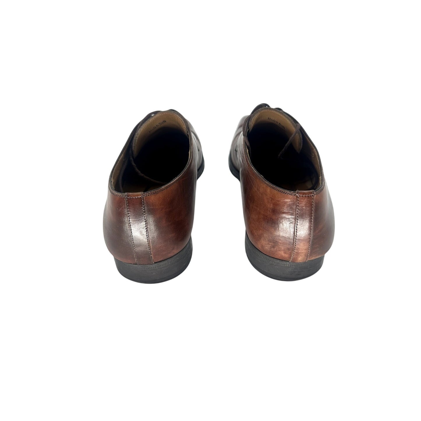 Magnanni Leather Cap Toe Oxford Lace Up Dress Shoes Brown Men's Size 12 M