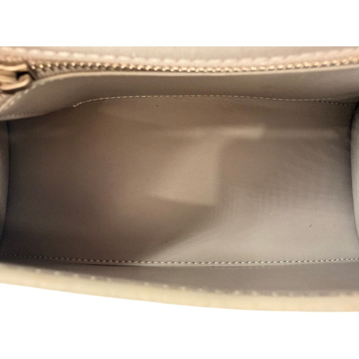 Balenciaga Hourglass Croc Embossed Leather Top Handle Bag Gray Women's One Size