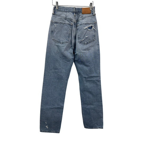 Citizens of Humanity Blue Cotton Denim Eva Distressed Jeans Women's