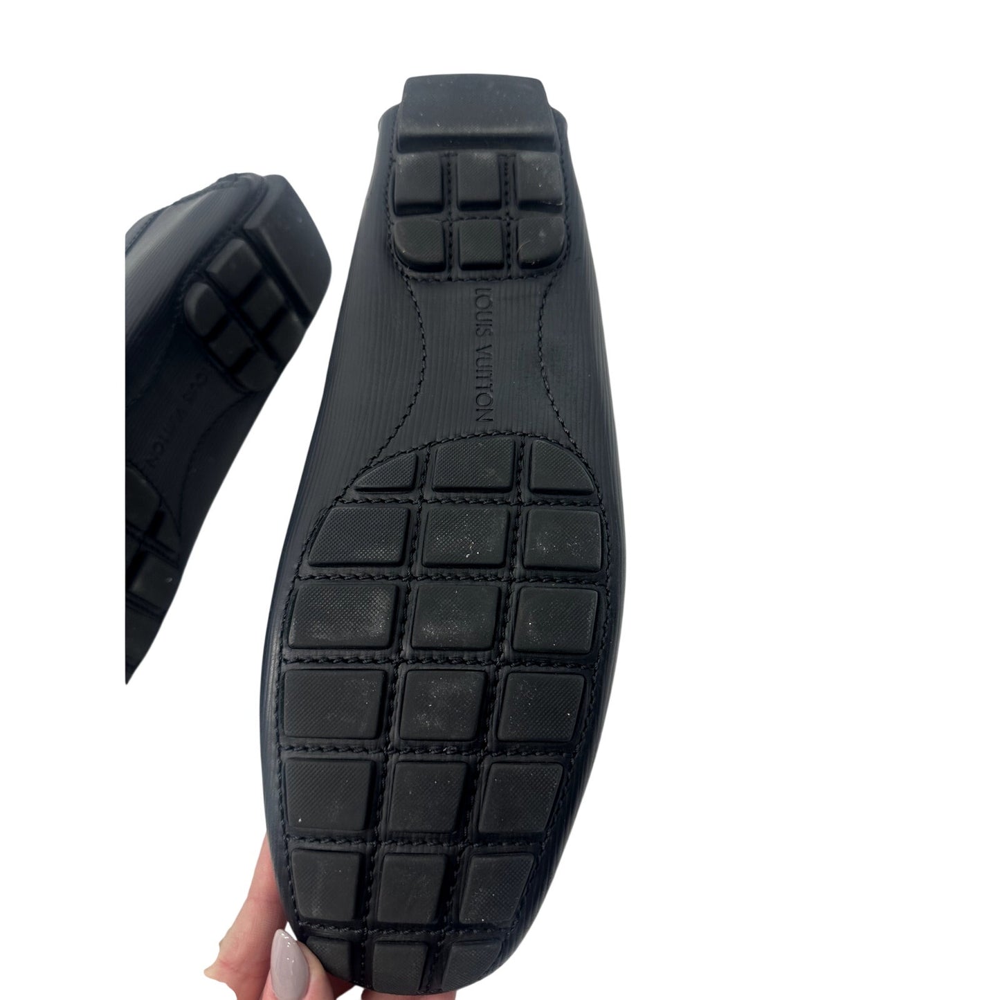 Louis Vuitton Calf Leather Epi Grained LV Logo Monte Carlo Moccasin Loafers