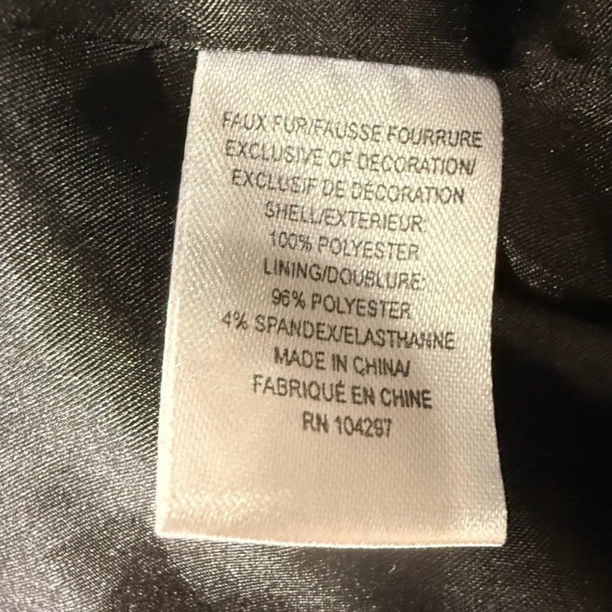 Milly Cole Faux Fur Jacket Black Shaggy Coat Size 0