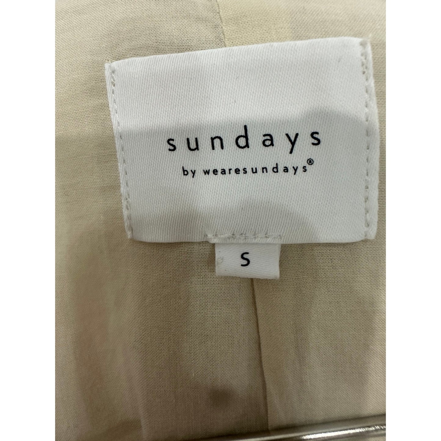 Sundays Linen Gio Blazer Jacket Mercer Wide Leg Pants White Women's Size S/XS
