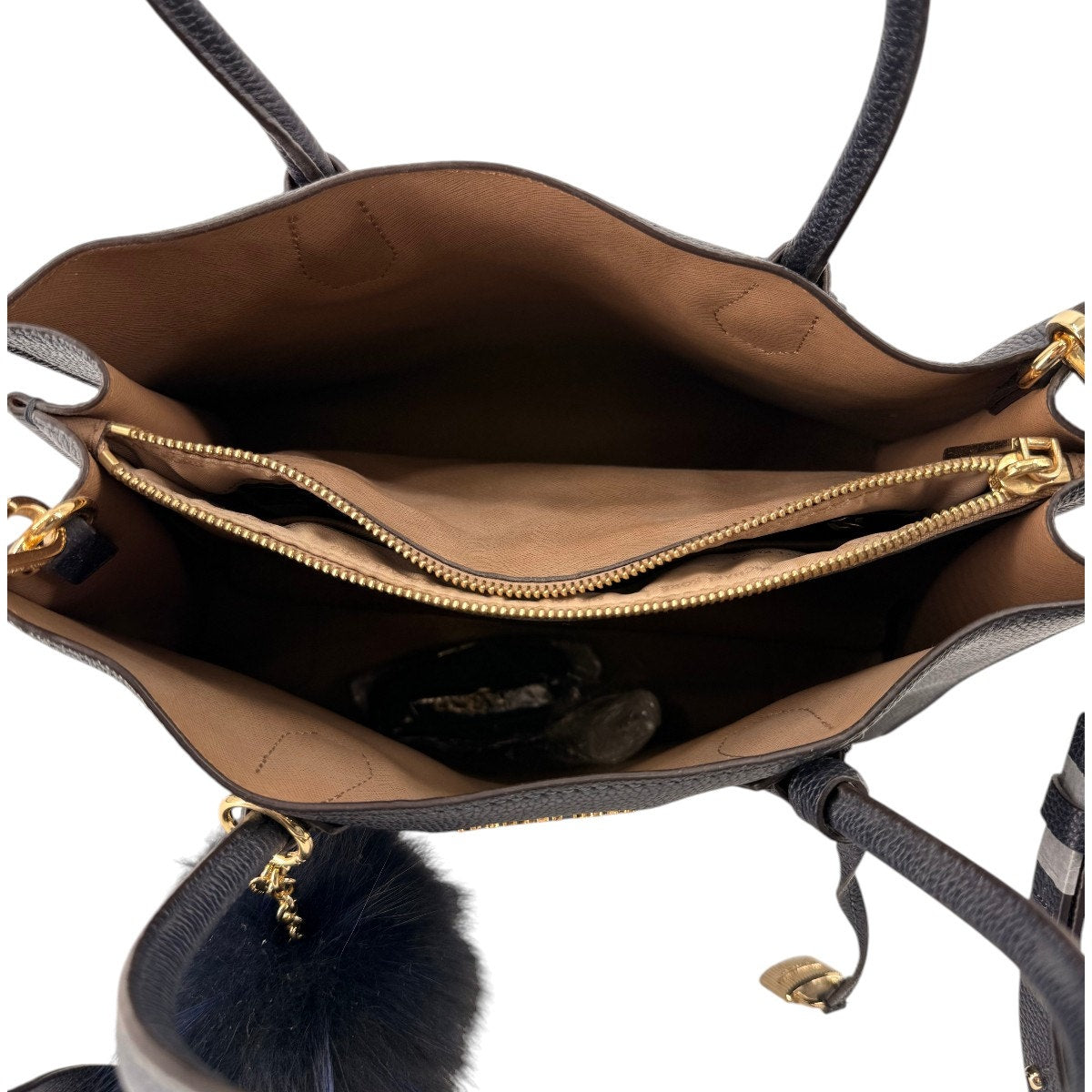 Michael Kors Mercer Medium Pebbled Leather Tote Shoulder Crossbody Bag