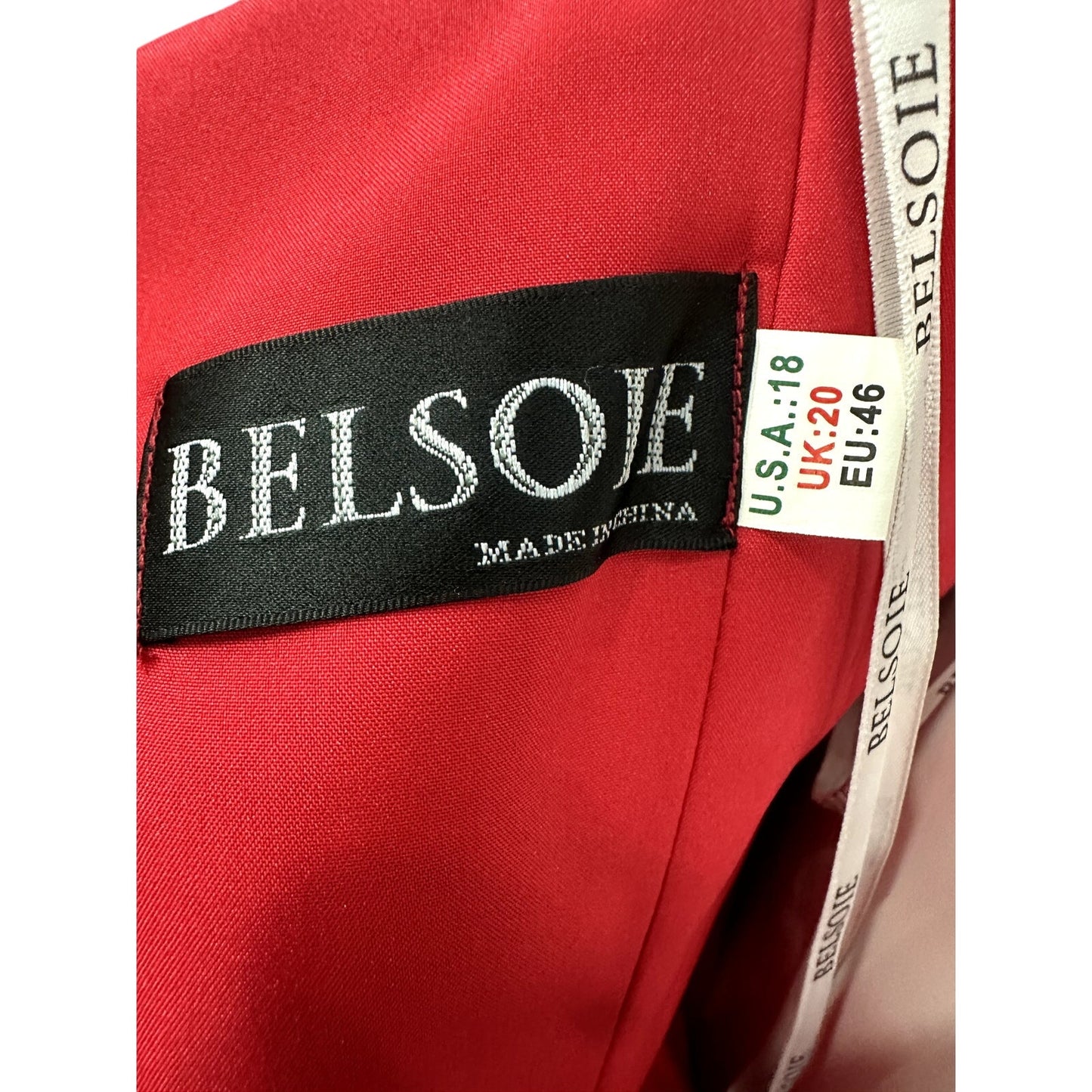 Belsoie Strapless Ruched Chiffon Formal Maxi Gown New