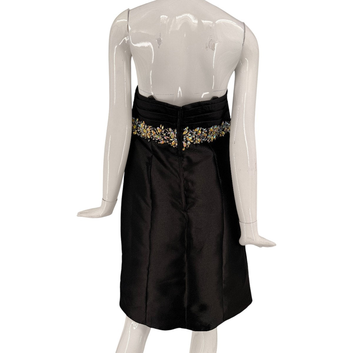 Tony Bowls Evenings Strapless Beaded Sweetheart Cocktail Dress