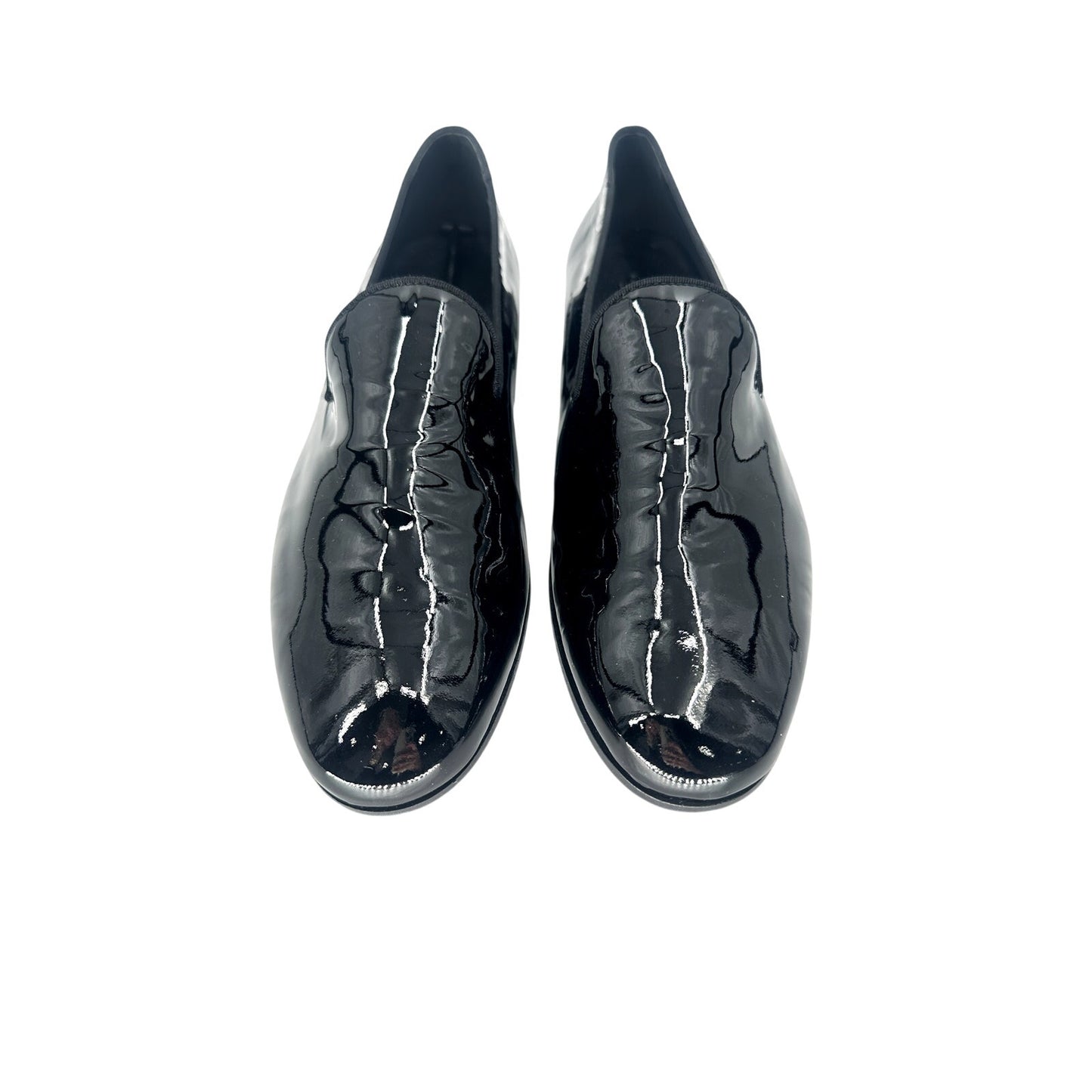 Gucci Patent Leather Slip-On Flats Loafers